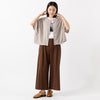 モデル身長163cm,BOYNA×NINA MENKESのNINA MENKES映画Tシャツ|TUTIE.の接触冷感天竺ワイドパンツ|GLENFIELDのシャークソールグルカサンダル|in moodの2連パール×シルバーネックレス,https://market.e-begin.jp/products/byn_bnm0944q_lala|https://market.e-begin.jp/products/equ_tte0490u_lala|https://market.e-begin.jp/products/jal_gfd0391q_lala|https://market.e-begin.jp/products/inm_inm0825p_lala