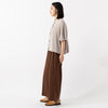 モデル身長163cm,BOYNA×NINA MENKESのNINA MENKES映画Tシャツ|TUTIE.の接触冷感天竺ワイドパンツ|GLENFIELDのシャークソールグルカサンダル|in moodの2連パール×シルバーネックレス,https://market.e-begin.jp/products/byn_bnm0944q_lala|https://market.e-begin.jp/products/equ_tte0490u_lala|https://market.e-begin.jp/products/jal_gfd0391q_lala|https://market.e-begin.jp/products/inm_inm0825p_lala