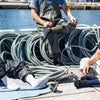 「持続可能な漁業」をコンセプトに、白えび漁業者が中心となって立ち上がったプロジェクト『富山湾しろえび倶楽部』。いまは、毎日ぺスカリーの着圧ハイソックスを履いて漁にでます。