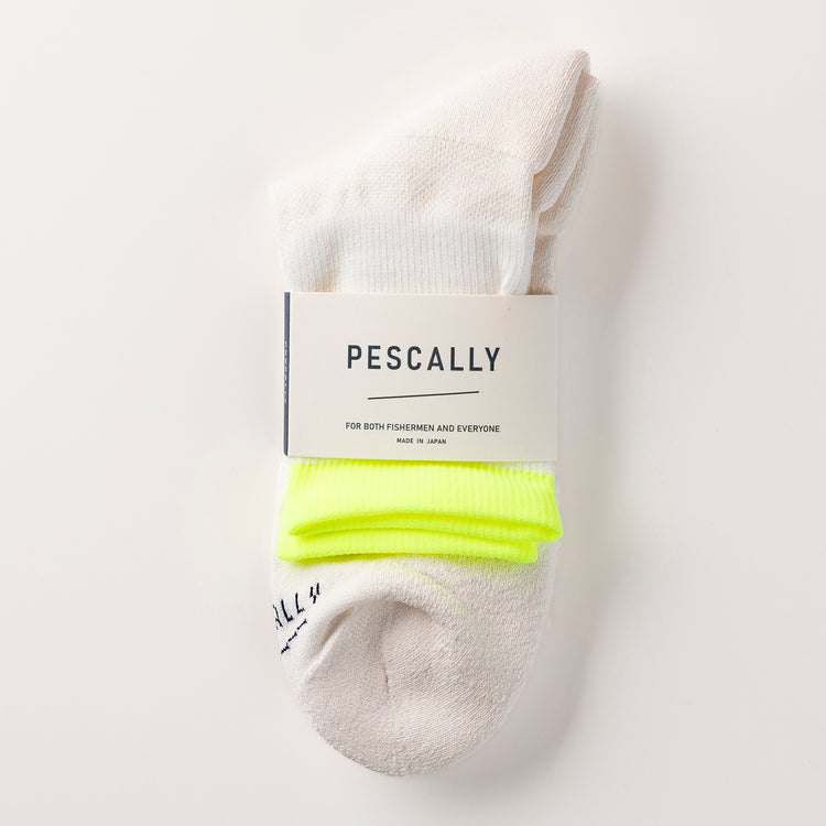 PESCALLY | ペスカリー　Begin別注 ムレ・ズレに強い和紙パイルショートソックス