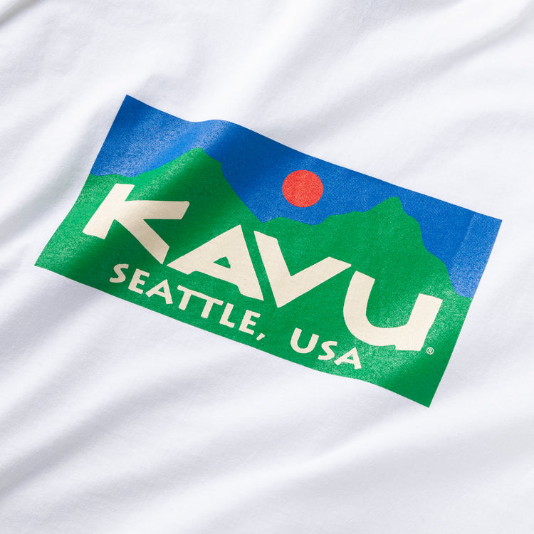 KAVU | カブー　Begin別注 旧カラーロゴTシャツ