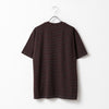 Yonetomi | ヨネトミ NEW BASIC GARMENT DYED BORDER T-SHIRT