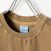 Yonetomi | ヨネトミ NEW BASIC GARMENT DYED BORDER T-SHIRT