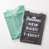 Yonetomi | ヨネトミ NEW BASIC GARMENT DYED BORDER T-SHIRT