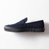 Moonstar | ムーンスター LaLa Begin別注 オールネイビーのコットンスエードLOAFY