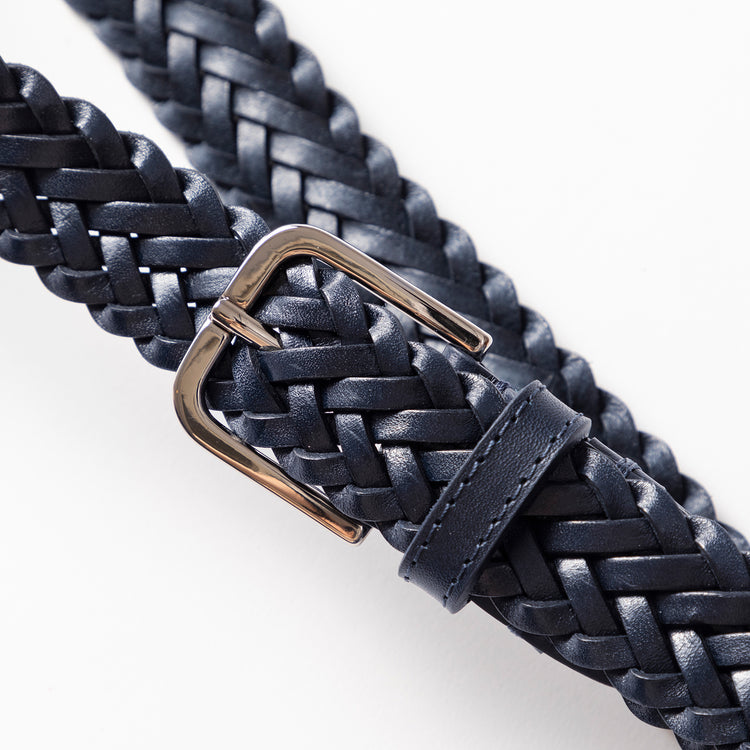 L'arcobaleno | ラルコバレーノ Begin別注 ステアハイド&ブッテーロレザーメッシュベルト