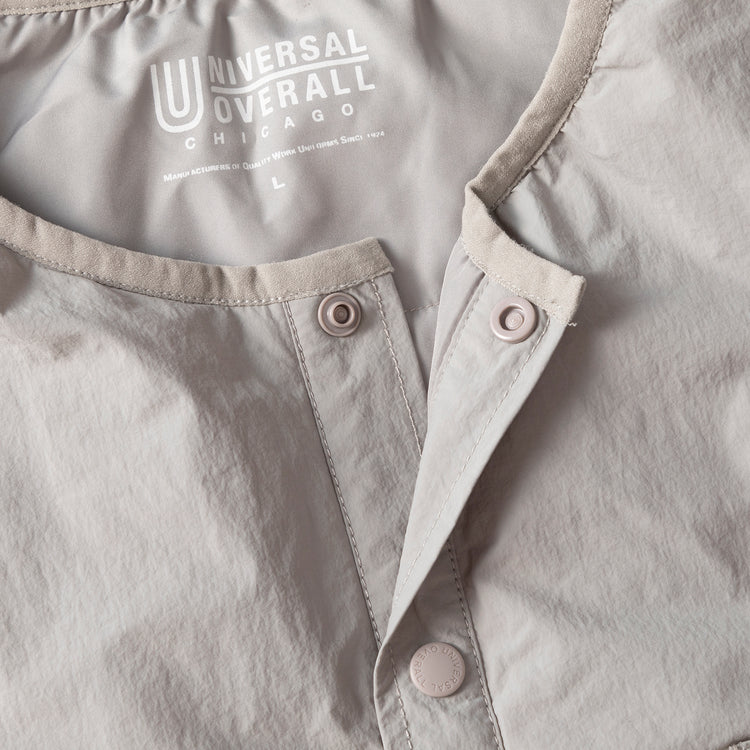 UNIVERSAL OVERALL | ユニバーサルオーバーオール Begin別注 洗濯できるインサレーションジャケット (ICE GRAY)