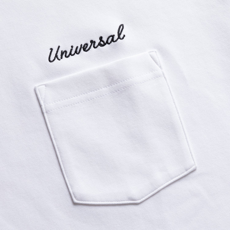 UNIVERSAL OVERALL | ユニバーサルオーバーオール Begin別注 身体のラインを拾わないTシャツ