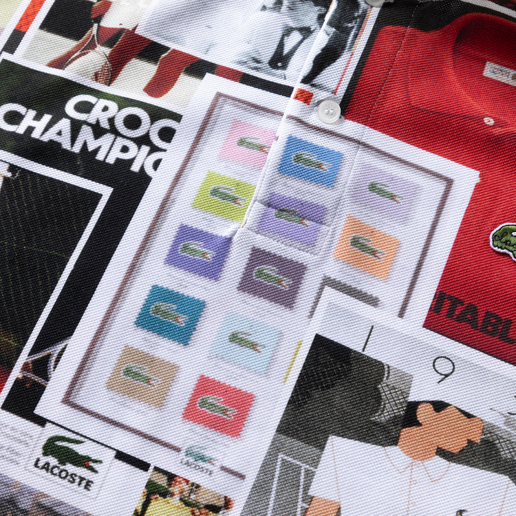 LACOSTE | ラコステ ADアーカイブ転写プリントポロシャツ