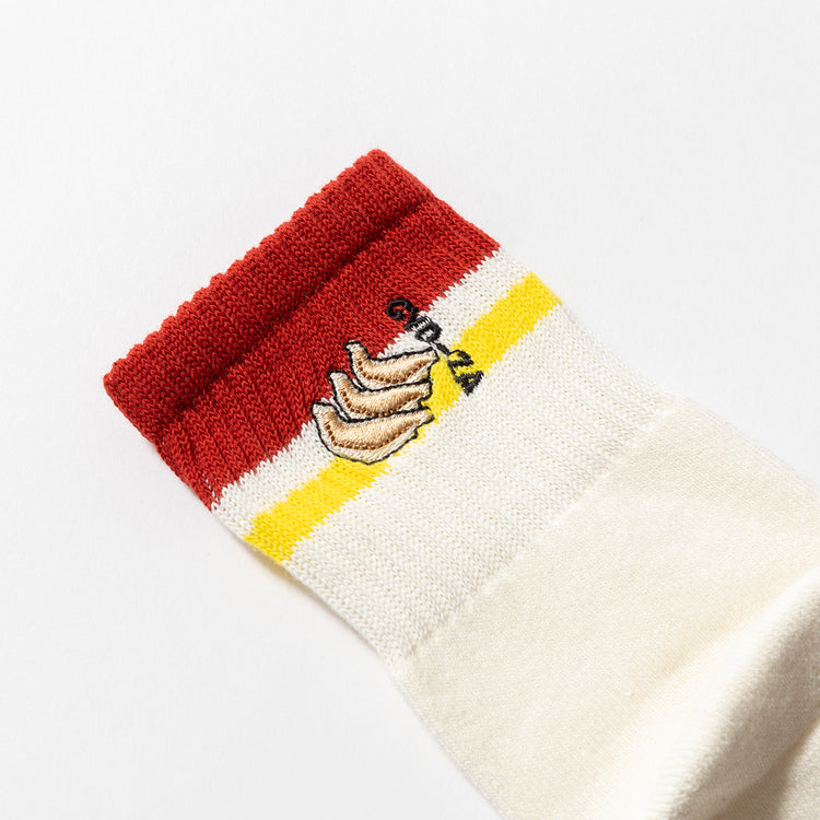 gym master | ジムマスター ハッピー刺繍コンビソックス