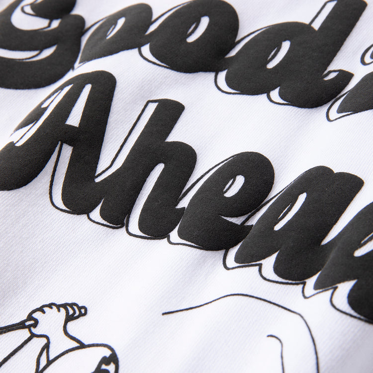 gym master | ジムマスター “good day ahead”プリント5.6ozTee