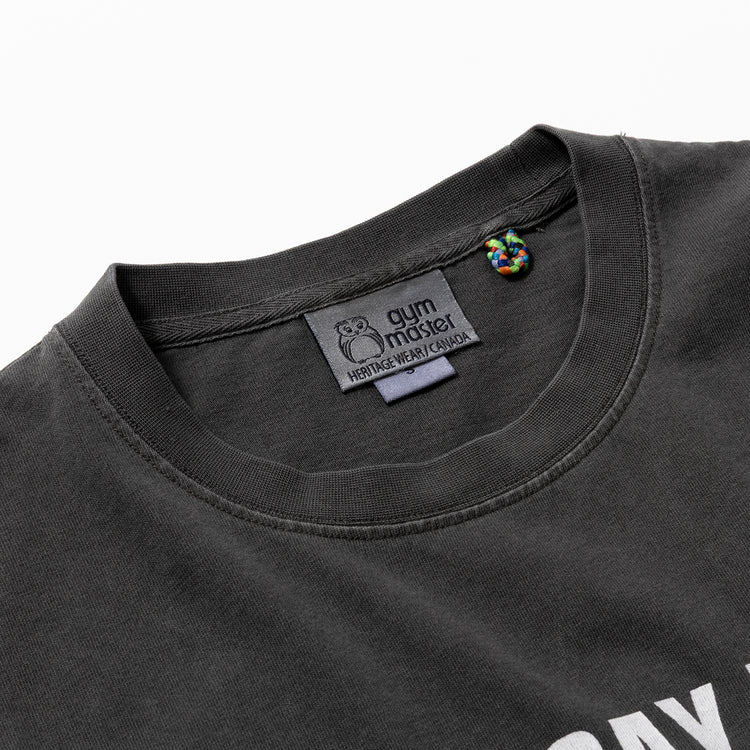 gym master | ジムマスター “NEVER SAY NEVER” 6.2ozピグメントロンTee