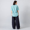 モデル身長163cm,WA.CLOTH® ESSENTIALのWomen's LIGHT CHINO TROUSERS|Moonstarのローバスケットヴィンテージグレー,https://market.e-begin.jp/products/mif_wae0047p_lala|https://market.e-begin.jp/products/mns_mns0286o_lala
