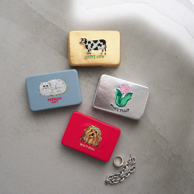 Joli Joli | ジョリジョリ キャリング刺繍コンパクトケース