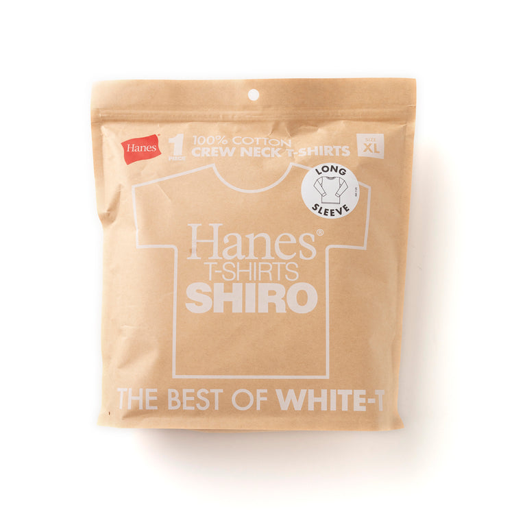 Hanes | ヘインズ Hanes T-SHIRTS SHIRO クルーネックロングスリーブTシャツ