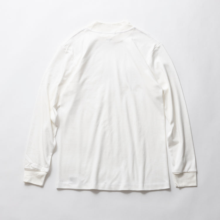 Hanes | ヘインズ スエードニット ハイネックロングスリーブTシャツ