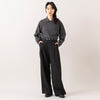 モデル身長165cm,euphoric moodのCollared Rib Tops|UNIVERSAL OVERALLの2TUCK WIDE STRAIGHT PANTS,https://market.e-begin.jp/products/hpn_eup1009s_lala|https://market.e-begin.jp/products/dre_uni1061s_lala