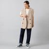 モデル身長163cm,MANONのRAYON LINEN NO SLEEVE JKT|PICCADILLYのBalloon Cropped【JULIETTE】,https://market.e-begin.jp/products/mks_mnn0222q_lala|https://market.e-begin.jp/products/dre_pcc0371q_lala