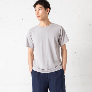 WHITE MAILS | ホワイトメイルズ　COTTON PAPER HIGH STRETCH CREWNECK HALF SLEEVE TEE