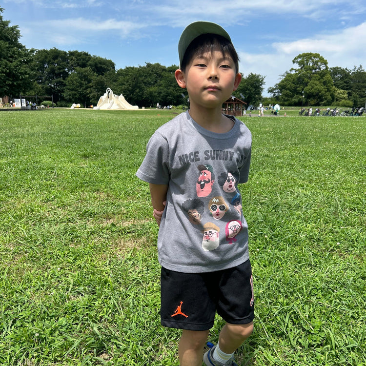 gym master | ジムマスター 【for KIDS】 “ NICE SUNNY DAY” 5.8oz T/C ドライ プリントTee