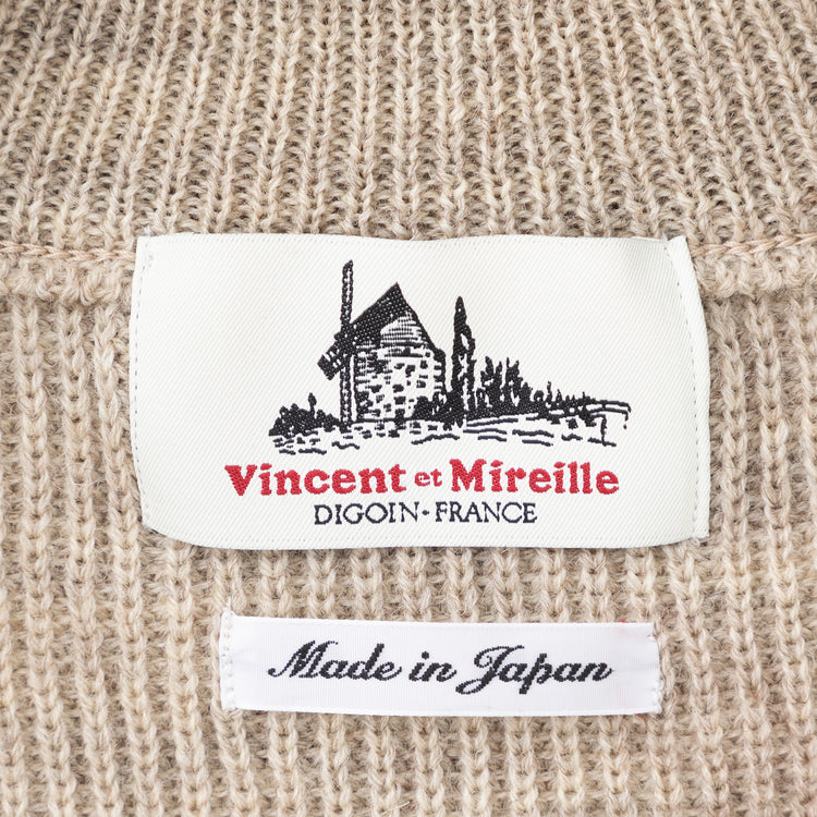 Vincent et Mireille | ヴァンソン・エ・ミレイユ Begin別注 ドライバーズニット