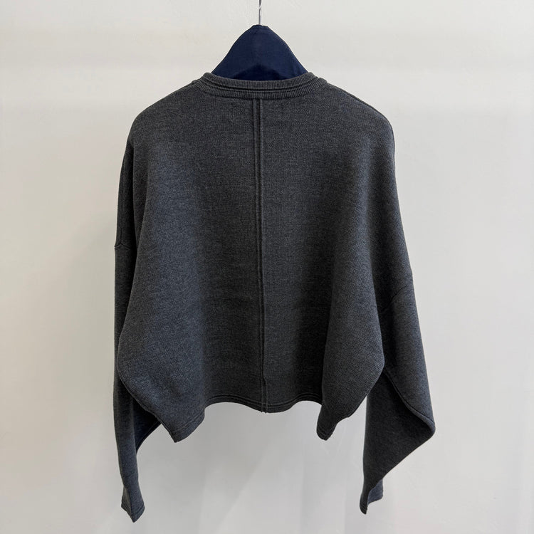 LE MELANGE | ルメランジュ 14G綿混ドルマンニット