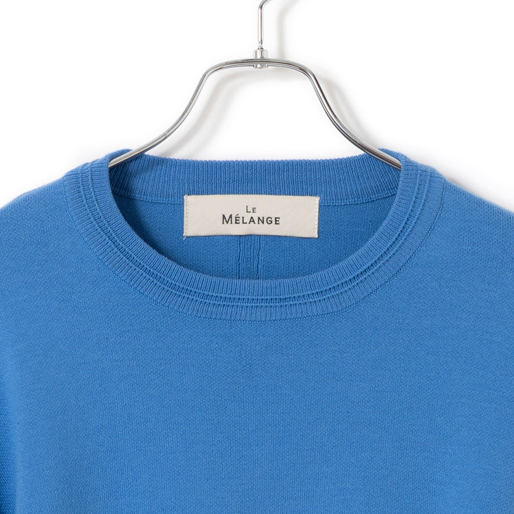 LE MELANGE | ルメランジュ 14G綿混ドルマンニット