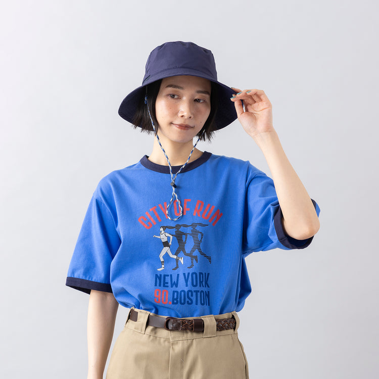 レディースも被れる大きさです!