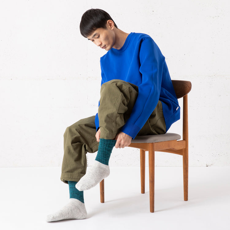 NISHIGUCHI KUTSUSHITA | ニシグチクツシタ モヘアウールパイルソックス M