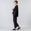 モデル身長163cm,nestwellのROBIN Comfort Semi Wide Fit Pants|HEPサンダル,https://market.e-begin.jp/products/leo_nes0034p_lala|https://market.e-begin.jp/products/hep_hep0762o_lala