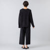 モデル身長163cm,nestwellのROBIN Comfort Semi Wide Fit Pants|HEPサンダル,https://market.e-begin.jp/products/leo_nes0034p_lala|https://market.e-begin.jp/products/hep_hep0762o_lala