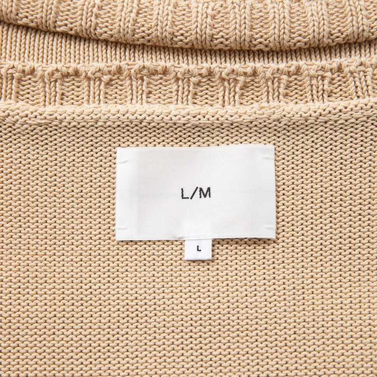 L/M | エルエム COTTONCORD GUERNSY KNIT