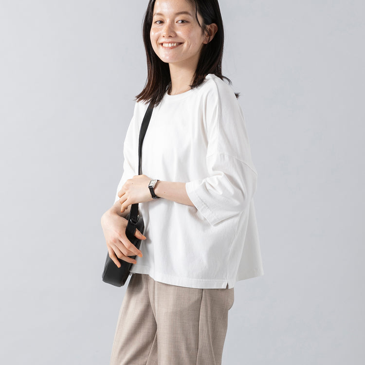 MATOW | マトウ Tsuki 朧月 -おぼろづき- / スクエア シルバー レザー