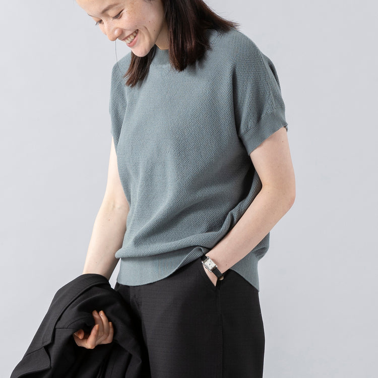 MATOW | マトウ Tsuki 朧月 -おぼろづき- / スクエア シルバー レザー