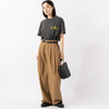 着用サイズ25(モデル身長163cm),BARNS OUTFITTERSのGOAT SS TEE PT|Le minorのM52 CHINO|TIDEWAYのアラログ2wayかごバッグ,https://market.e-begin.jp/products/tka_bof0487u_lala|https://market.e-begin.jp/products/gsr_lmn0024u_lala|https://market.e-begin.jp/products/snk_tid0622q_lala