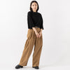 着用サイズ25(モデル身長163cm),TUTIE.の強撚クレープハイネックプルオーバー|Le minorのM52 CHINO,https://market.e-begin.jp/products/equ_tte0493u_lala|https://market.e-begin.jp/products/gsr_lmn0024u_lala