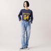 モデル身長165cm,SIERRA DESIGNSのGood OnXSIERRA DESIGNS 64 FOOTBALL TEE|GramicciのSTRETCH DENIM LOOSE TAPERED RIDGE PANT,https://market.e-begin.jp/products/arg_sie1183s_lala|https://market.e-begin.jp/products/inc_grm1196s_lala