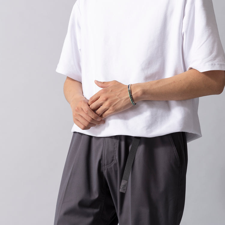 esperanto | エスペラント Begin別注 ヘマタイトチタニウム×ターコイズ グッドラックブレス