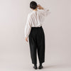 モデル身長165cm,uncinqのTropical Stretch Tuck Easy Pants|facciamoのMeringa(メリンガ),https://market.e-begin.jp/products/dlt_unc1537s_lala|https://market.e-begin.jp/products/are_fac0636k_lala