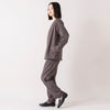 モデル身長 163cm,uncinqのCotton 100/2Broad Standneck Pullover|MANUAL ALPHABETのPE TWILL TAPERD PANTS for Lala Begin|HomieのCotton Sheer Stripe Socks,https://market.e-begin.jp/products/dlt_unc1007l_lala|https://market.e-begin.jp/products/mks_man0011u_lala|https://market.e-begin.jp/products/dlt_hmi0022u_lala