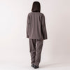 モデル身長 163cm,uncinqのCotton 100/2Broad Standneck Pullover|MANUAL ALPHABETのPE TWILL TAPERD PANTS for Lala Begin|HomieのCotton Sheer Stripe Socks,https://market.e-begin.jp/products/dlt_unc1007l_lala|https://market.e-begin.jp/products/mks_man0011u_lala|https://market.e-begin.jp/products/dlt_hmi0022u_lala