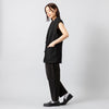 モデル身長163cm,MANONのBACK GATHER TANK TOP|HeavenlyのStretch Cotton Twill Tapered Pants|Parabootのコロー,https://market.e-begin.jp/products/mks_mnn0941o_lala|https://market.e-begin.jp/products/dlt_hvr0379q_lala|https://market.e-begin.jp/products/prb_prb0291k_lala
