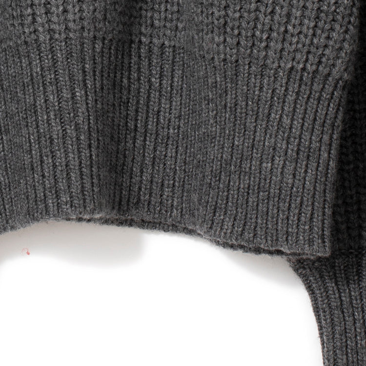 MANON | マノン LOW GAUGE HI NECK OVER KNIT