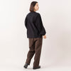 モデル身長163cm,MANONのGATHER SLEEVE LS TEE|ARCH&LINEのSTRETCH CREW PANTS|DiuのLilio|Finissageのソリッドペールストール,https://market.e-begin.jp/products/mks_mnn1173s_lala|https://market.e-begin.jp/products/ach_ach1163s_lala|https://market.e-begin.jp/products/cil_diu1167s_lala|https://market.e-begin.jp/products/hem_fns1203s_lala