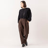 モデル身長163cm,MANONのGATHER SLEEVE LS TEE|ARCH&LINEのSTRETCH CREW PANTS|rapiécageの1TOPガラスパールネックレス,https://market.e-begin.jp/products/mks_mnn1173s_lala|https://market.e-begin.jp/products/ach_ach1163s_lala|https://market.e-begin.jp/products/rdx_rpc0795s_lala
