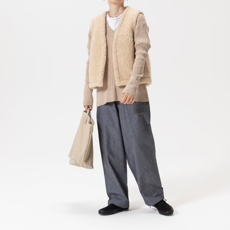 GUNG HO | ガンホー LaLa Begin別注 シャンブレーベイカーパンツ