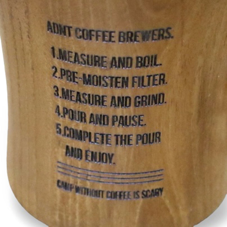 &NUT | アンドナット WOODEN DINER MUG