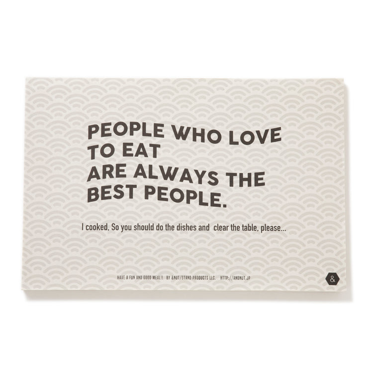 &NUT | アンドナット PAPER PLACE MAT ver,3