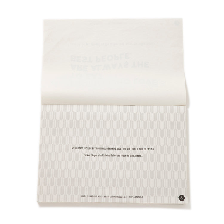 &NUT | アンドナット PAPER PLACE MAT ver,3