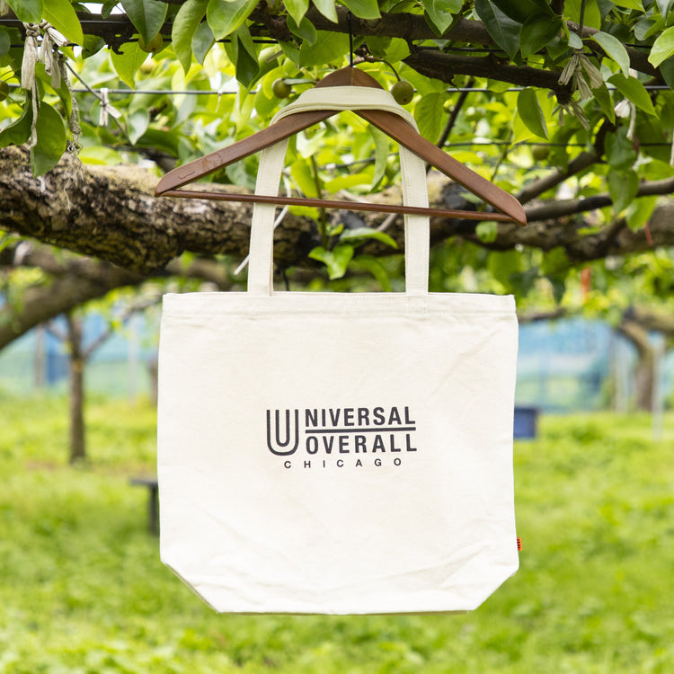 UNIVERSAL OVERALL×勘兵衛園 | ユニバーサルオーバーオール×カンベエエン Begin別注 梨園とつくったトートバッグ